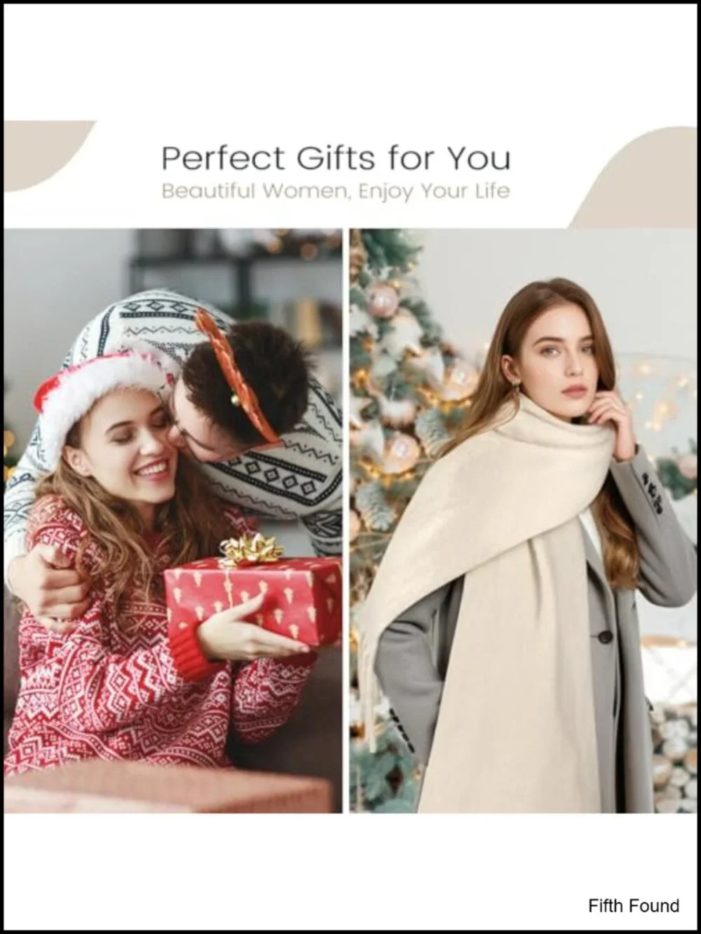 Women's Thick Warm Winter Scarf Acrylic Blanket Scarf with Fringe